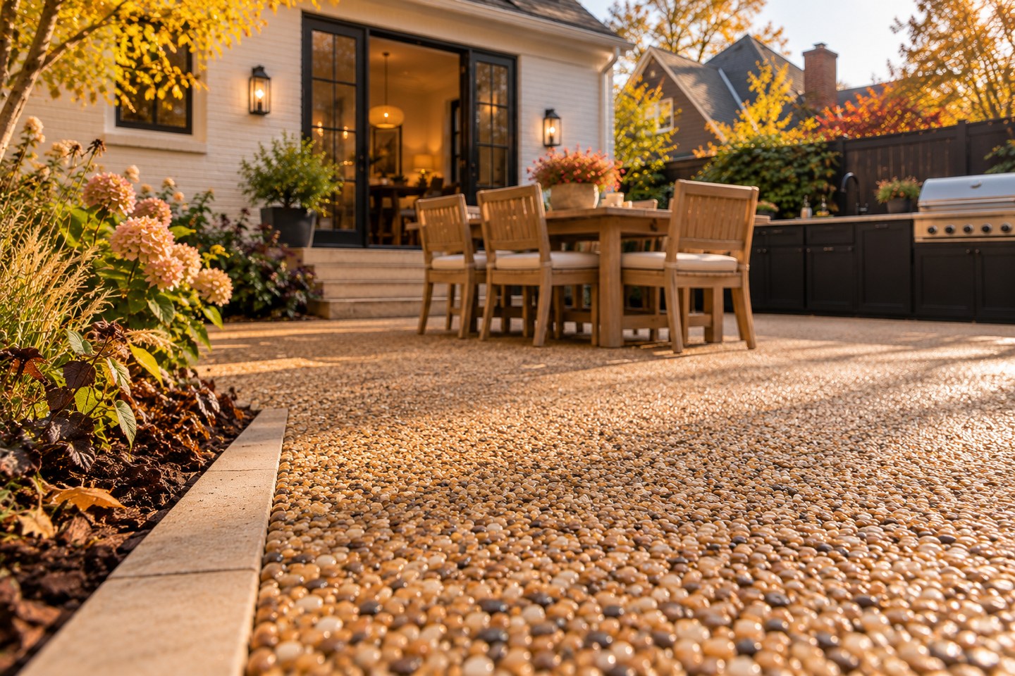 Colorado design visualization: Washington Park courtyard, detail view