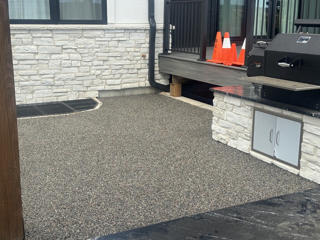 Supplied project reference of resin-bound patio